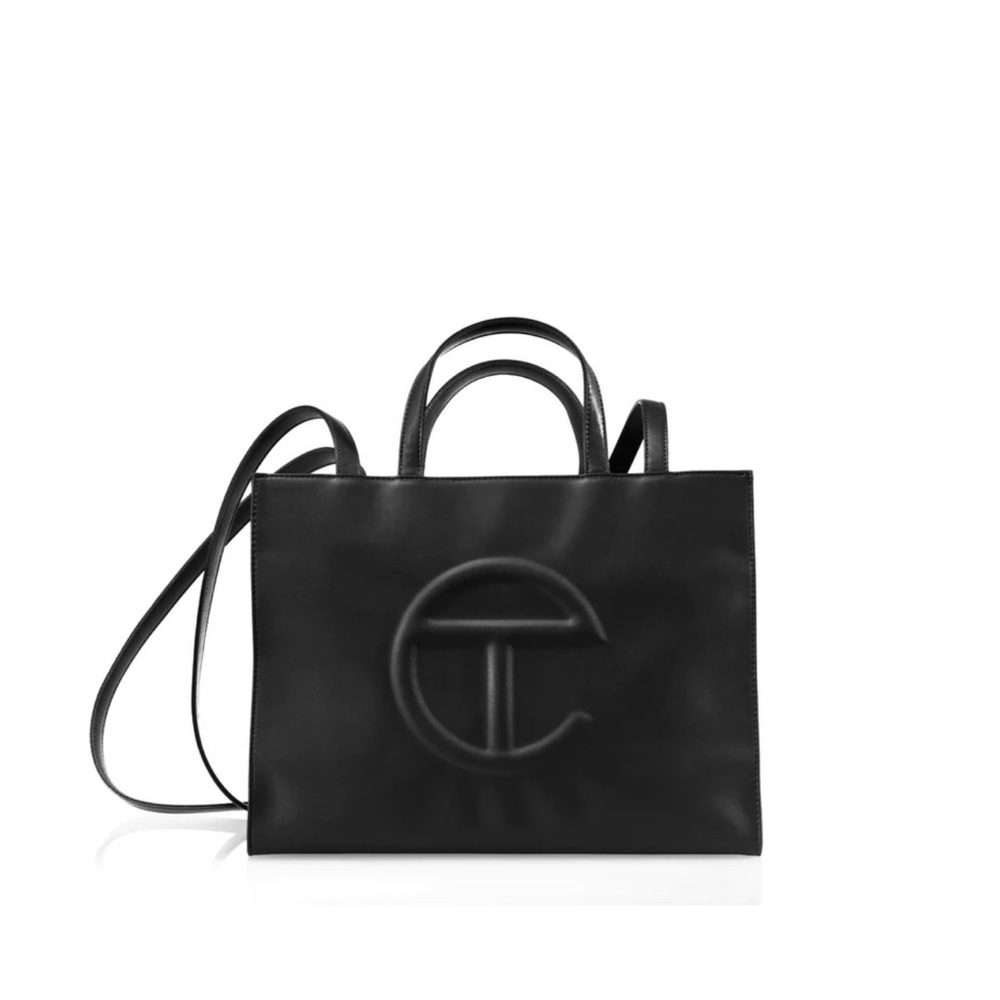 Telfar Black Shopping Bag